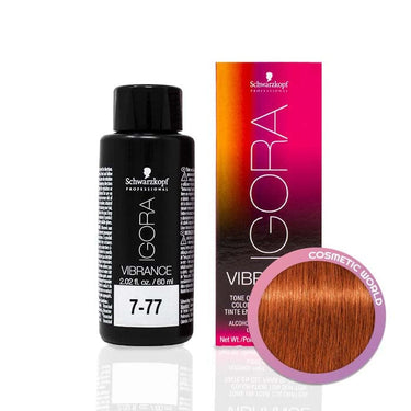 SCHWARZKOPF - IGORA VIBRANCE_Igora Vibrance 7-77 Medium Blonde Copper Extra_Cosmetic World
